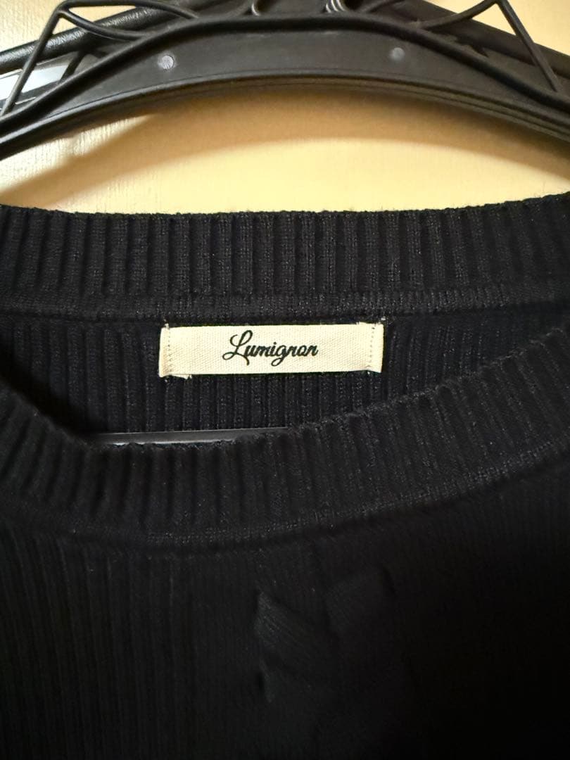 kia♡　ニットワンピース　ブラック