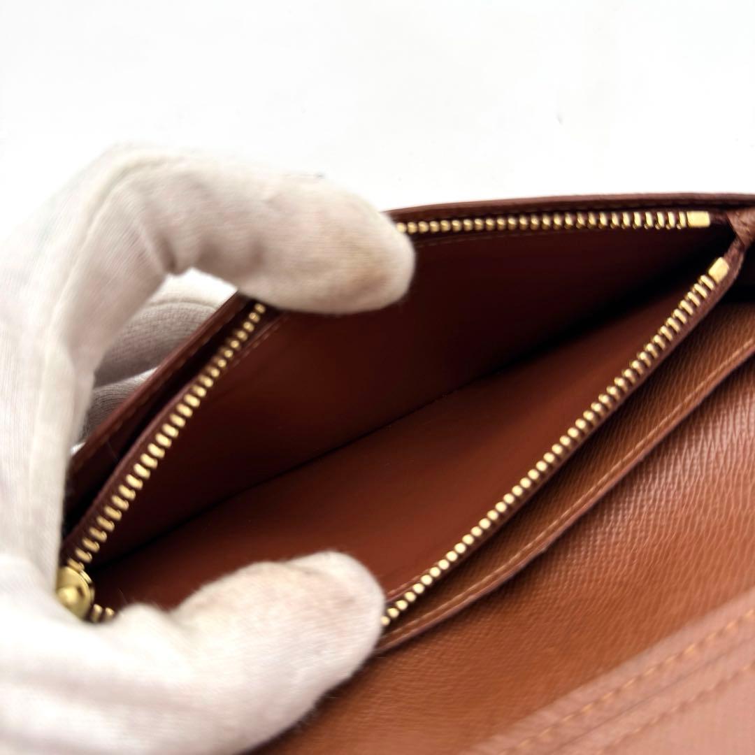 【極美品】ルイヴィトン　モノグラム　ポルトフォイユ　ブラザ　長財布　wallet