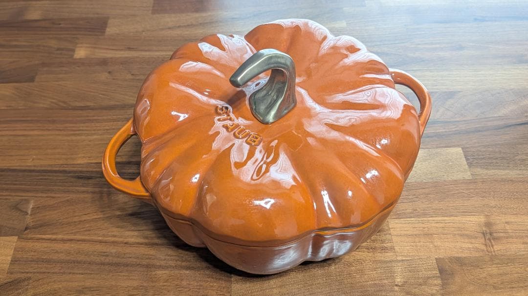 メ*グ様 Staub カボチャ パンプキン ココット 両手鍋