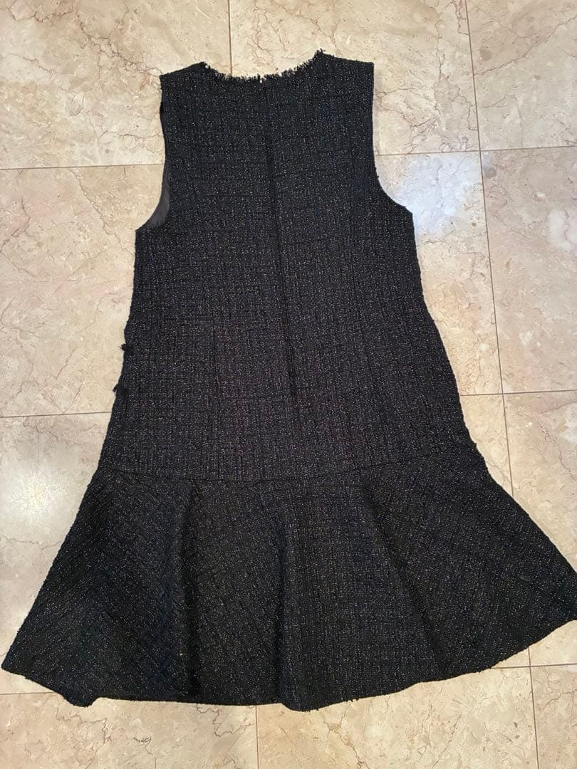 ジャスグリッティー　ツイードラメジャンパースカート