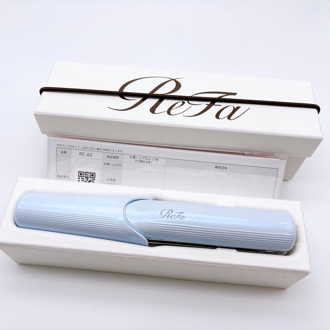 リファ フィンガーアイロンST ホワイト ホワイト ミニヘアアイロン コードレス