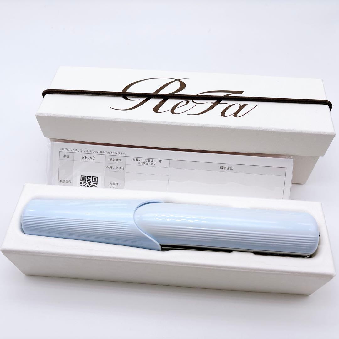 リファ フィンガーアイロンST ホワイト ホワイト ミニヘアアイロン コードレス