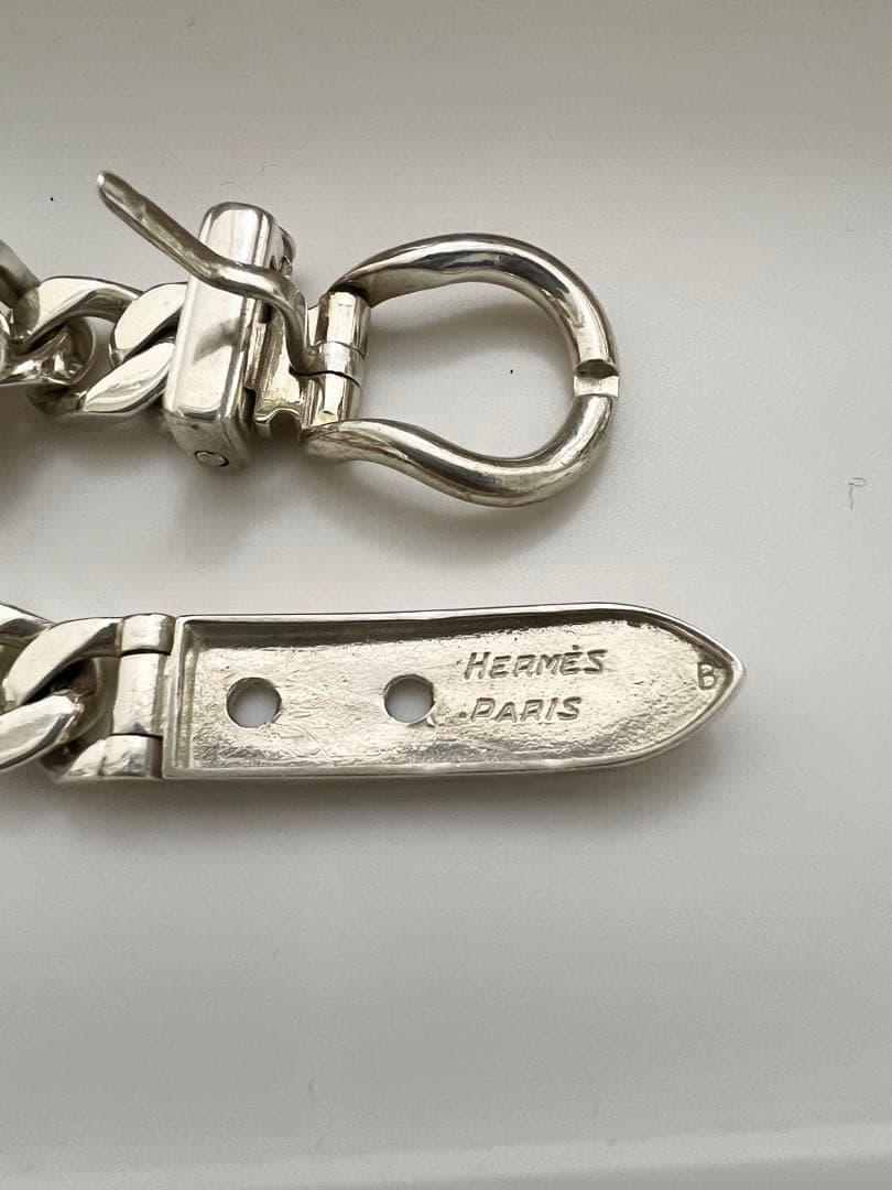 アクセサリー HERMES Boucle Sellier PM bracelet 80s