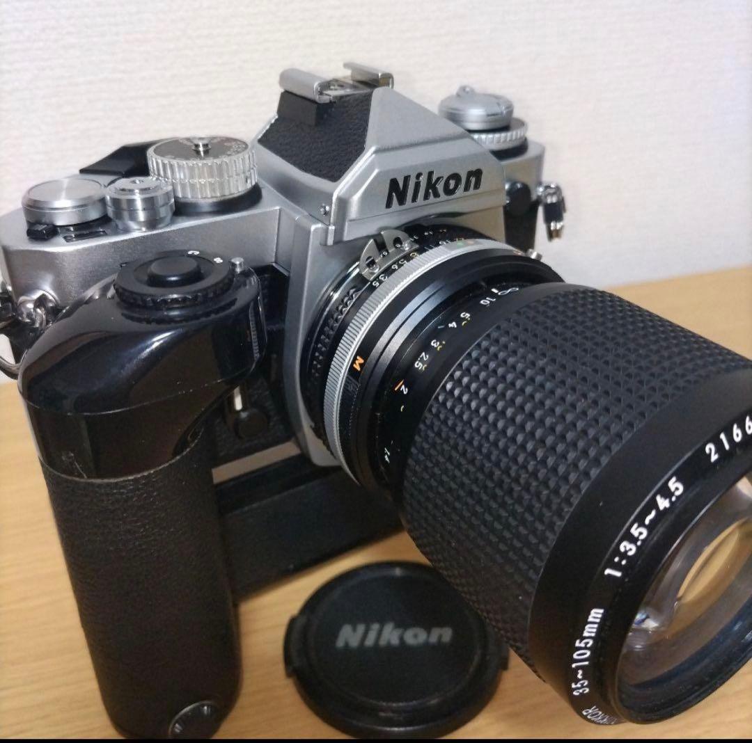 Nikon FM3A シルバー　美品　モータードライブセット