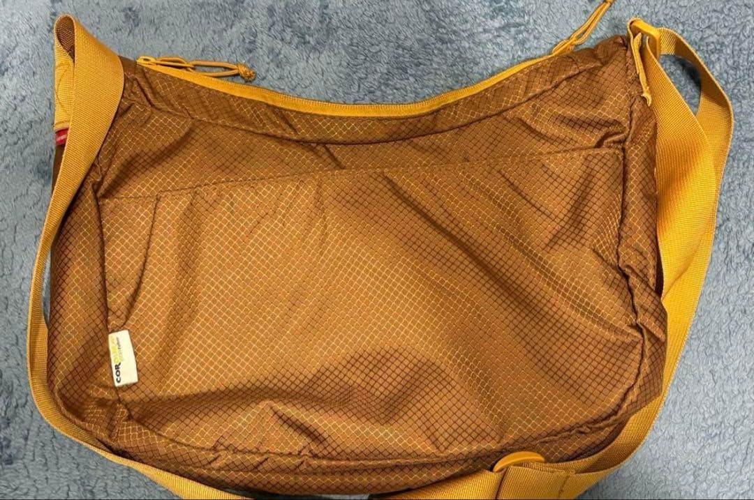 Supreme メッセンジャーバッグ ブラウン/イエロー