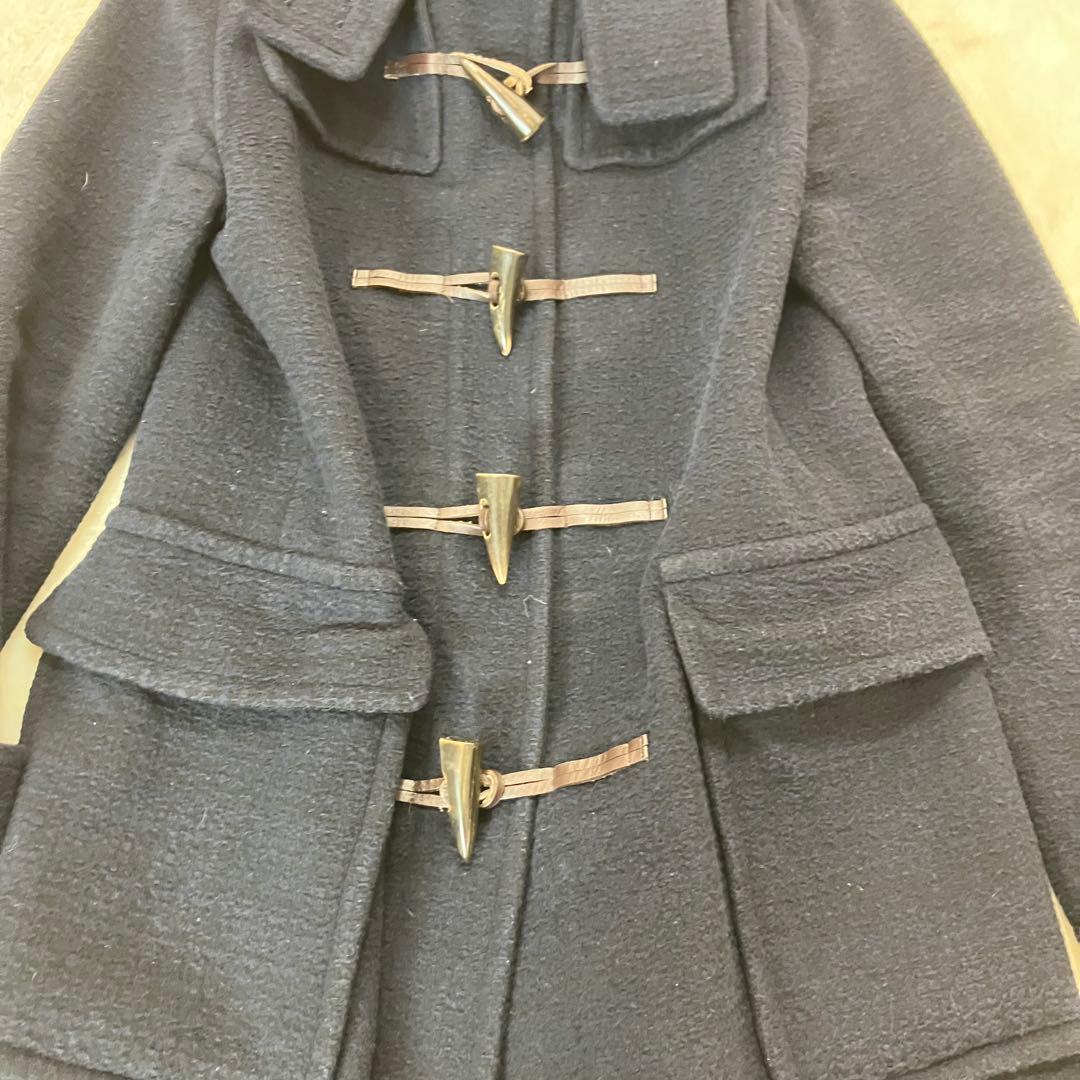 マッキントッシュロンドン✨起毛 モールヤーン　撥水加工 ダッフルコート ネイビー