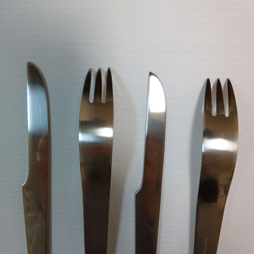 アルネ.ヤコブセン　ジョージ　ジェンセン　カトラリー　ナイフ＆フォーク２セット