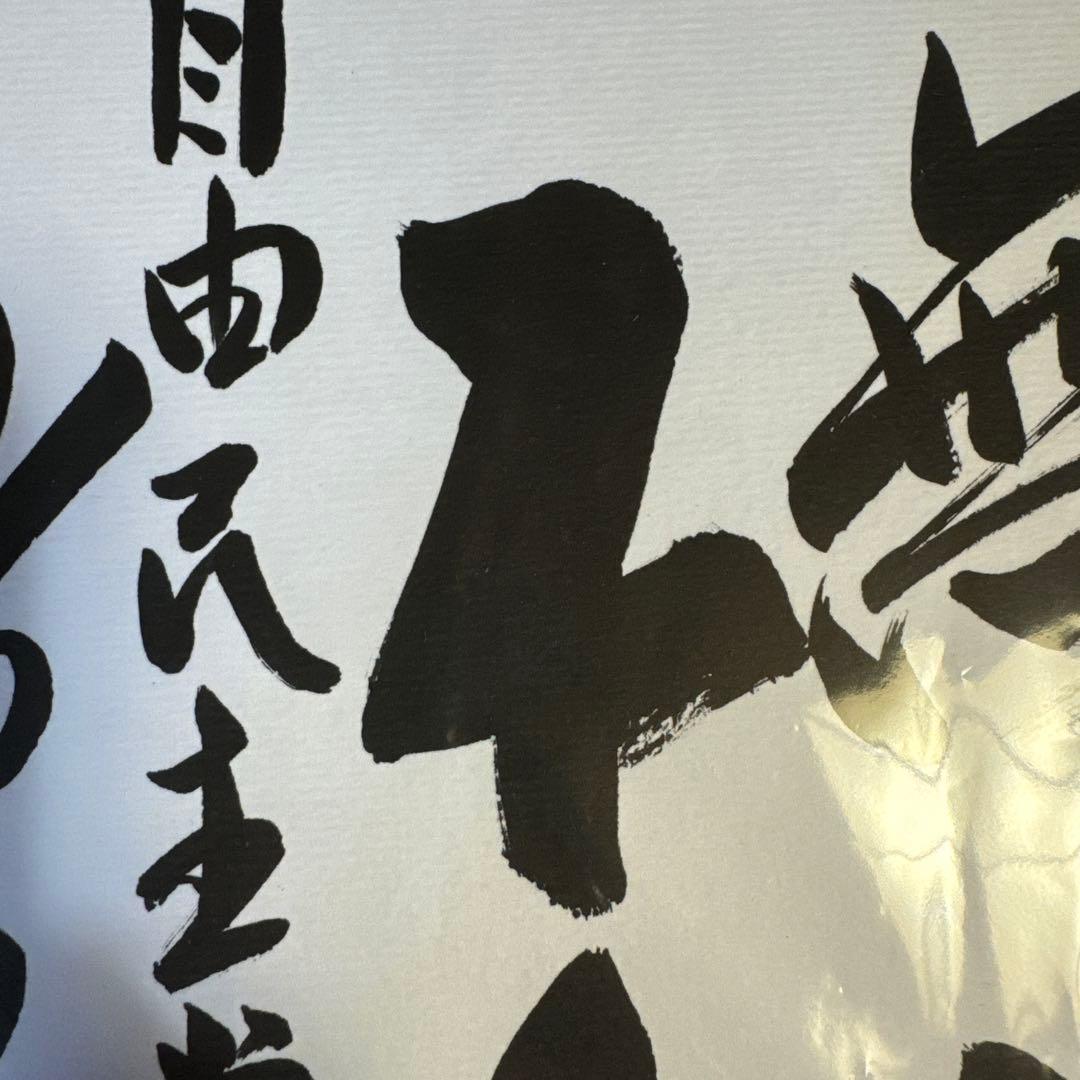 小泉純一郎 サイン 自民党総裁 直筆 色紙 内閣総理大臣