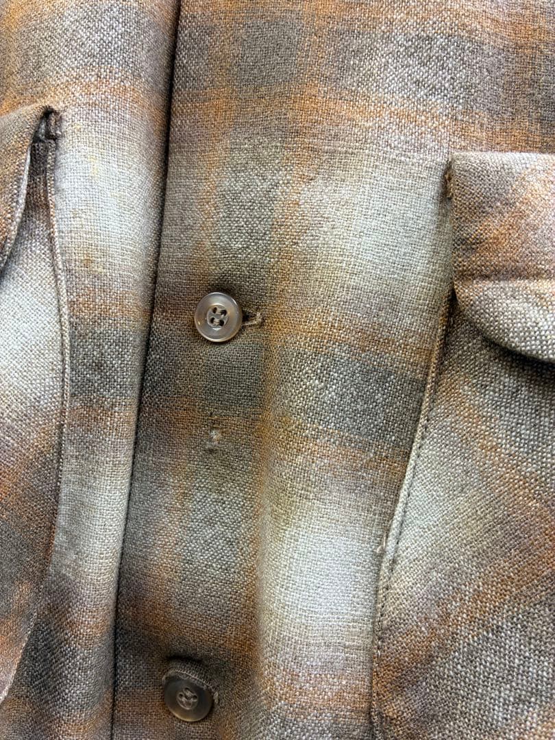 PENDLETONボードシャツ　ヴィンテージオンブレシャツ　60s 山田蓮