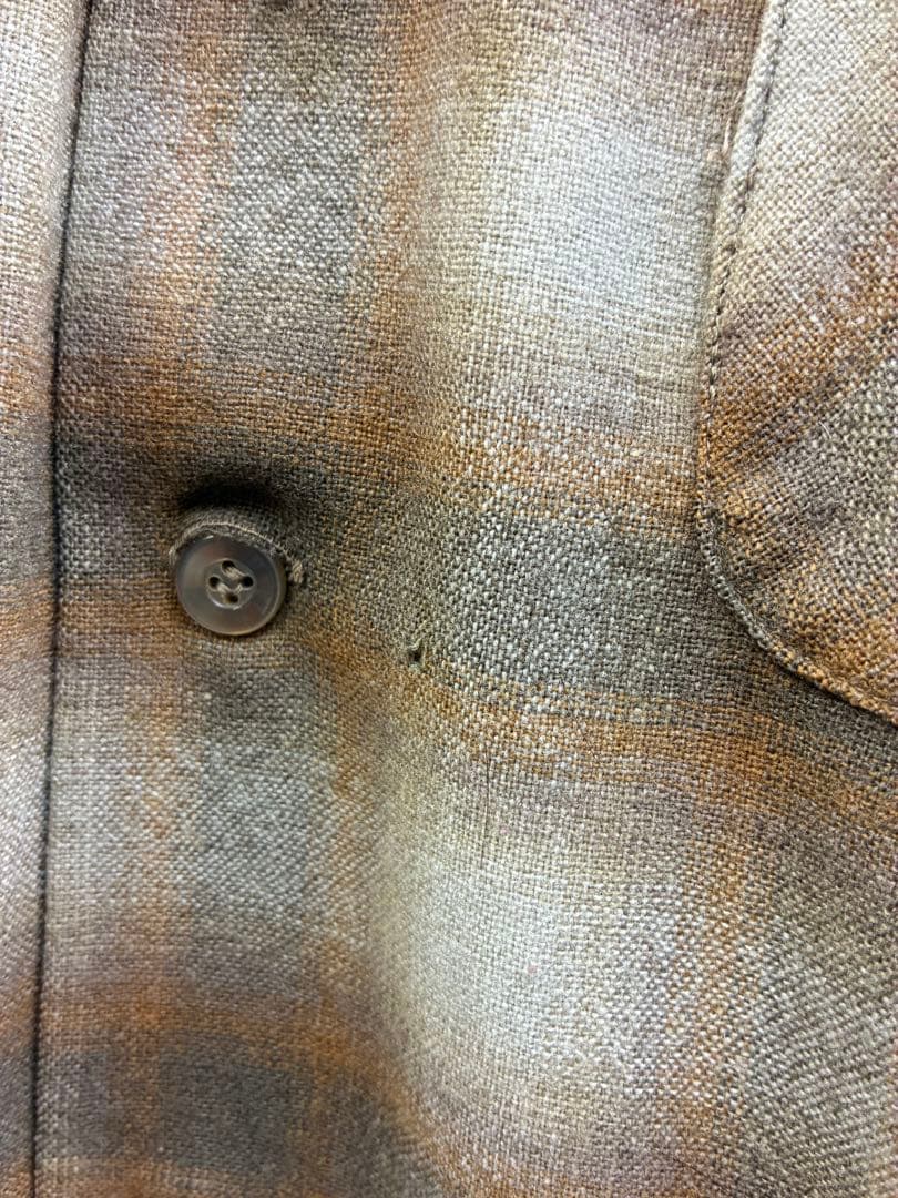 PENDLETONボードシャツ　ヴィンテージオンブレシャツ　60s 山田蓮