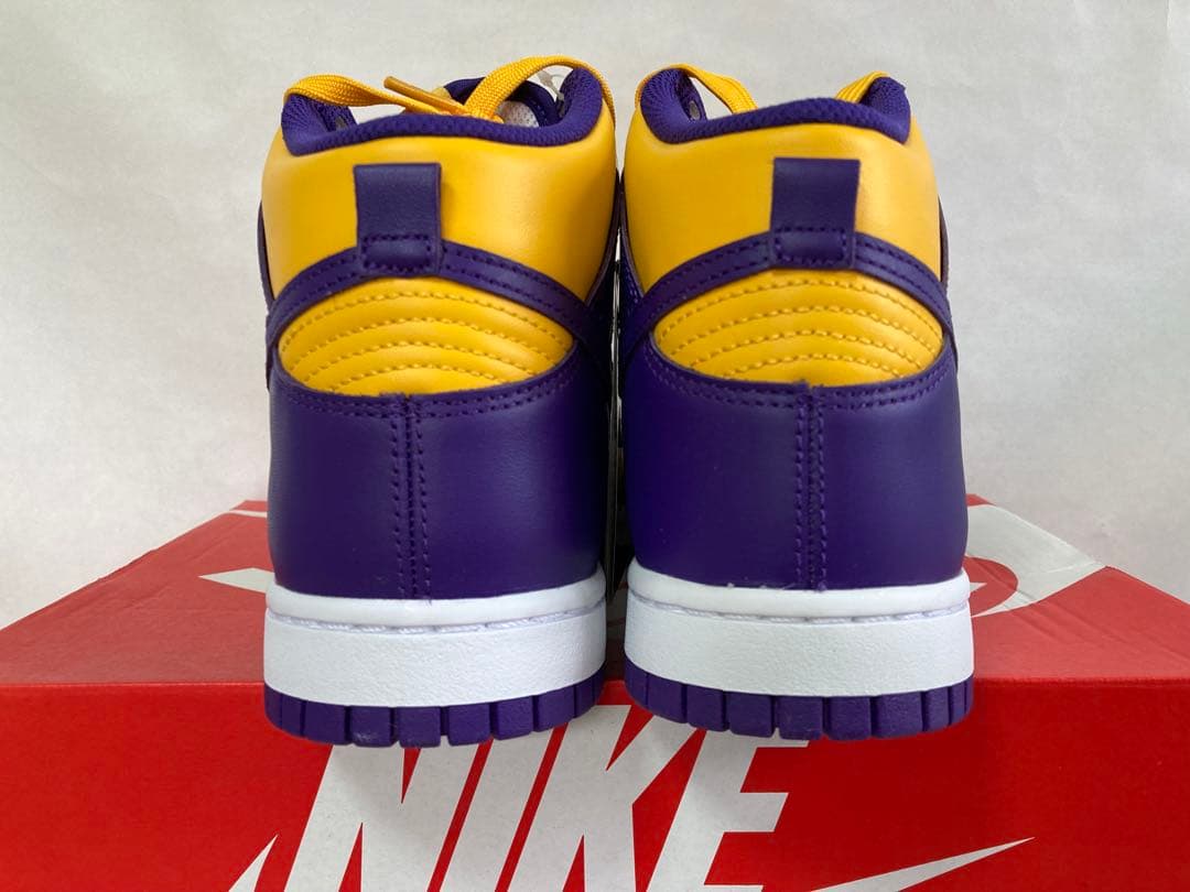 【黒タグ付き】NIKE DUNK HIGH RETRO LAKERS ダンク