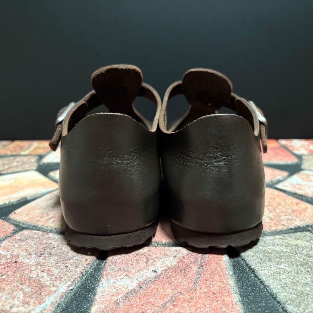 極美品　ビルケンシュトック　サンダル　22.5cm サボ　Tストラップ　ブラウン