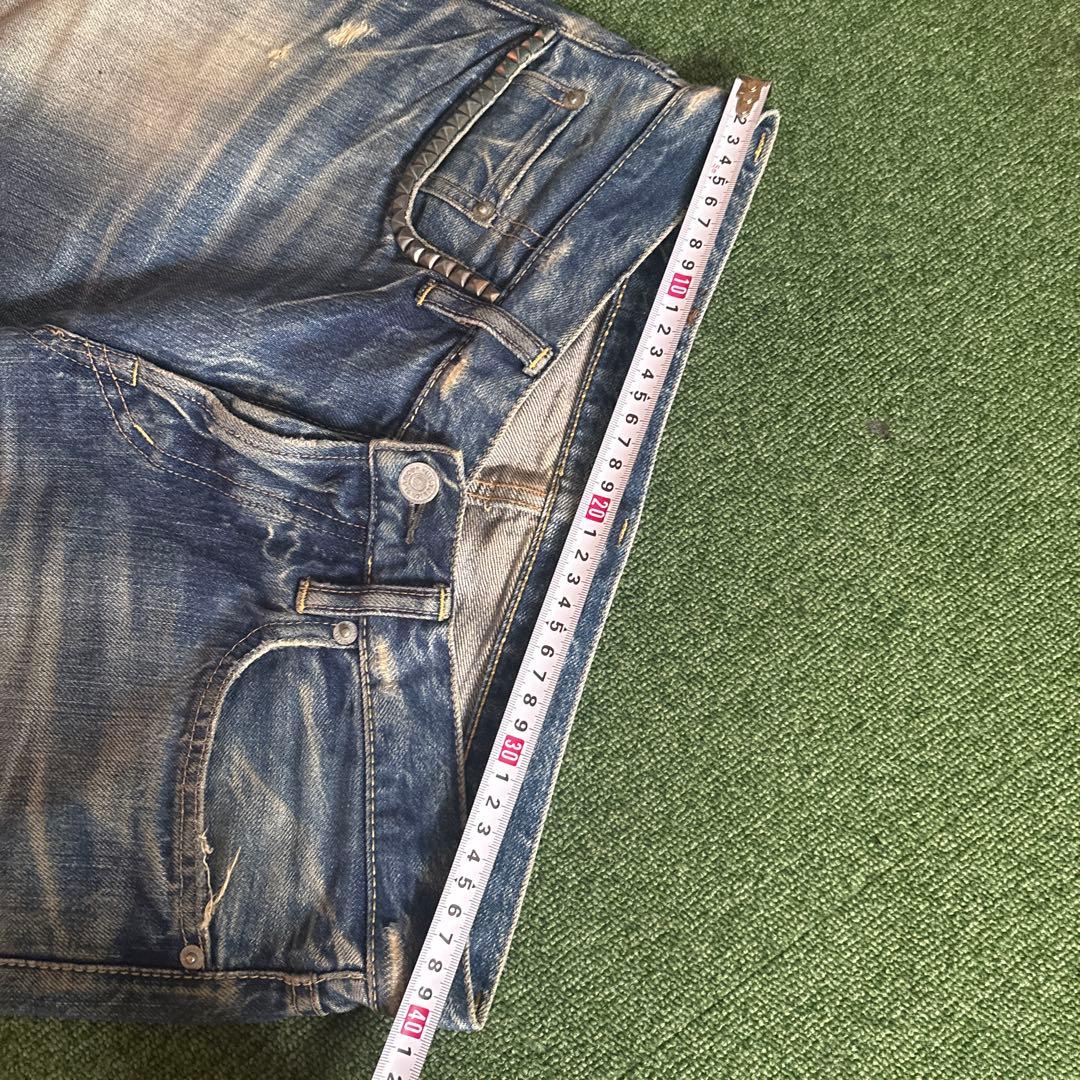 HYSTERIC GLAMOUR ストレートデニム 30 スタッズ