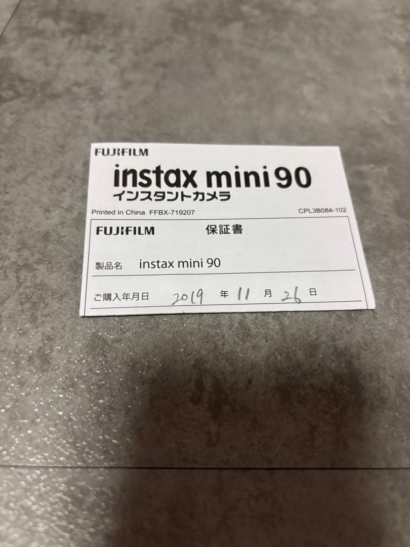 チェキ機本体 INSTAX MINI 90 ネオクラシック限定カラーレッド