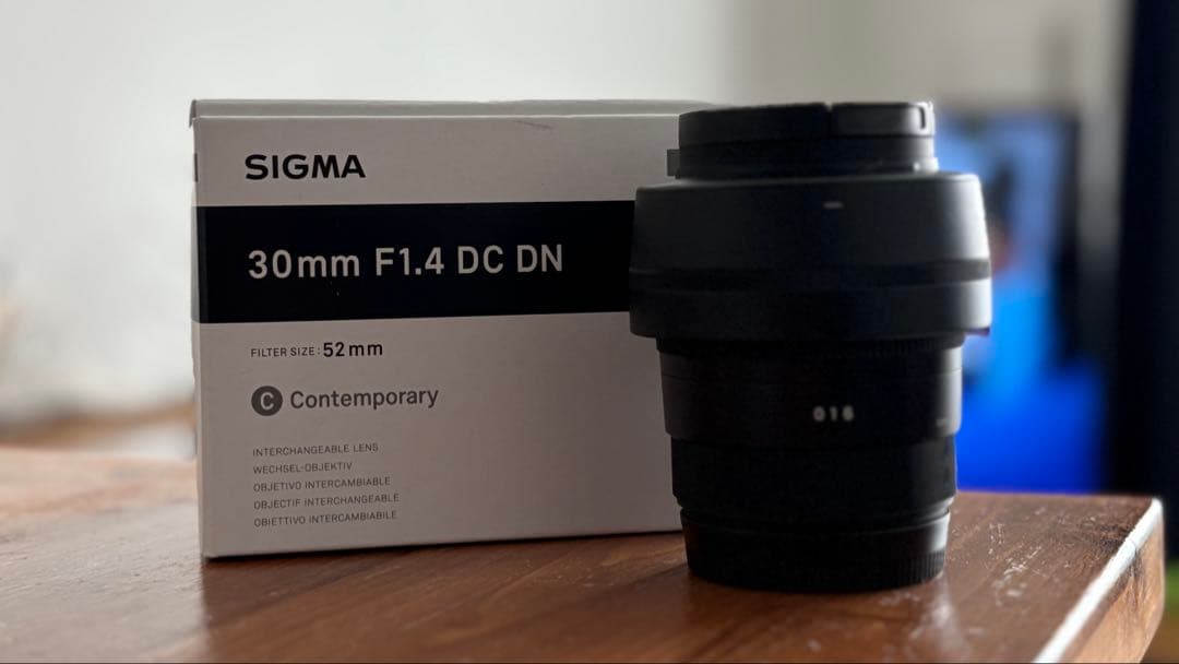 【美品】SIGMA 30mm F1.4 DC DN レンズ
