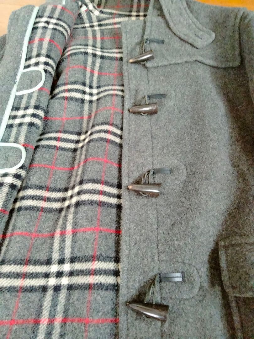 BURBERRY　バーバリーグレー ダッフルコート