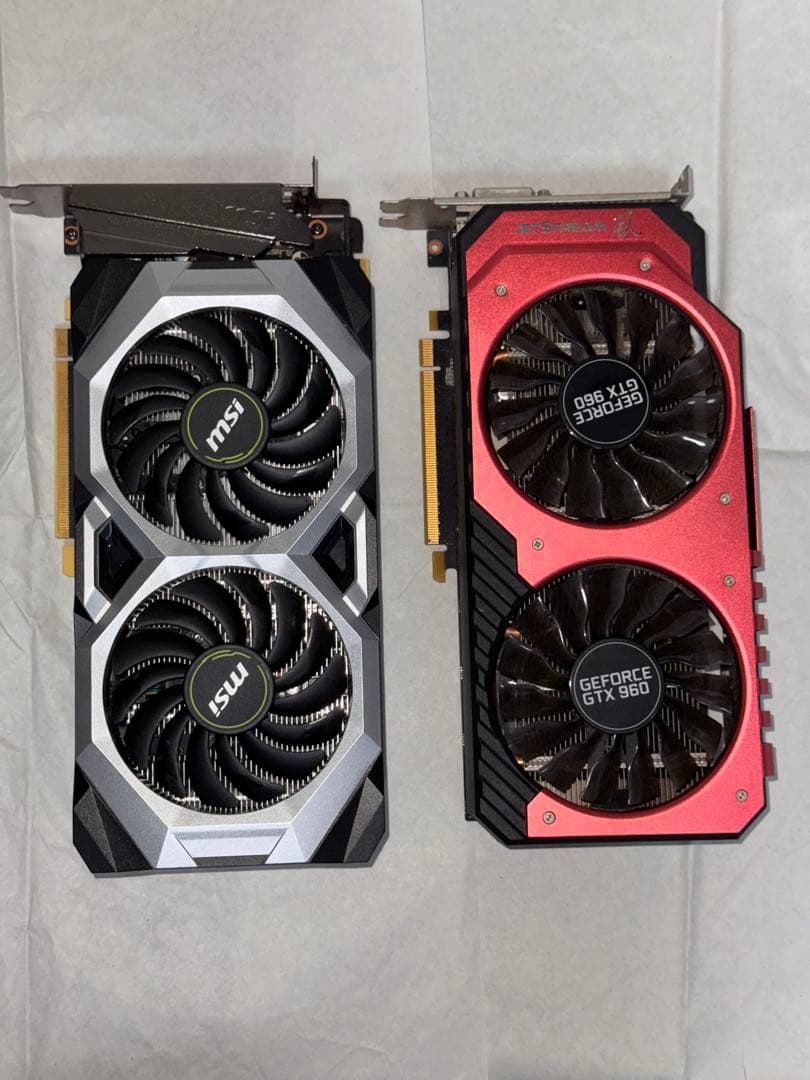 RTX2080 SUPER + GTX960 2点 ジャンク品