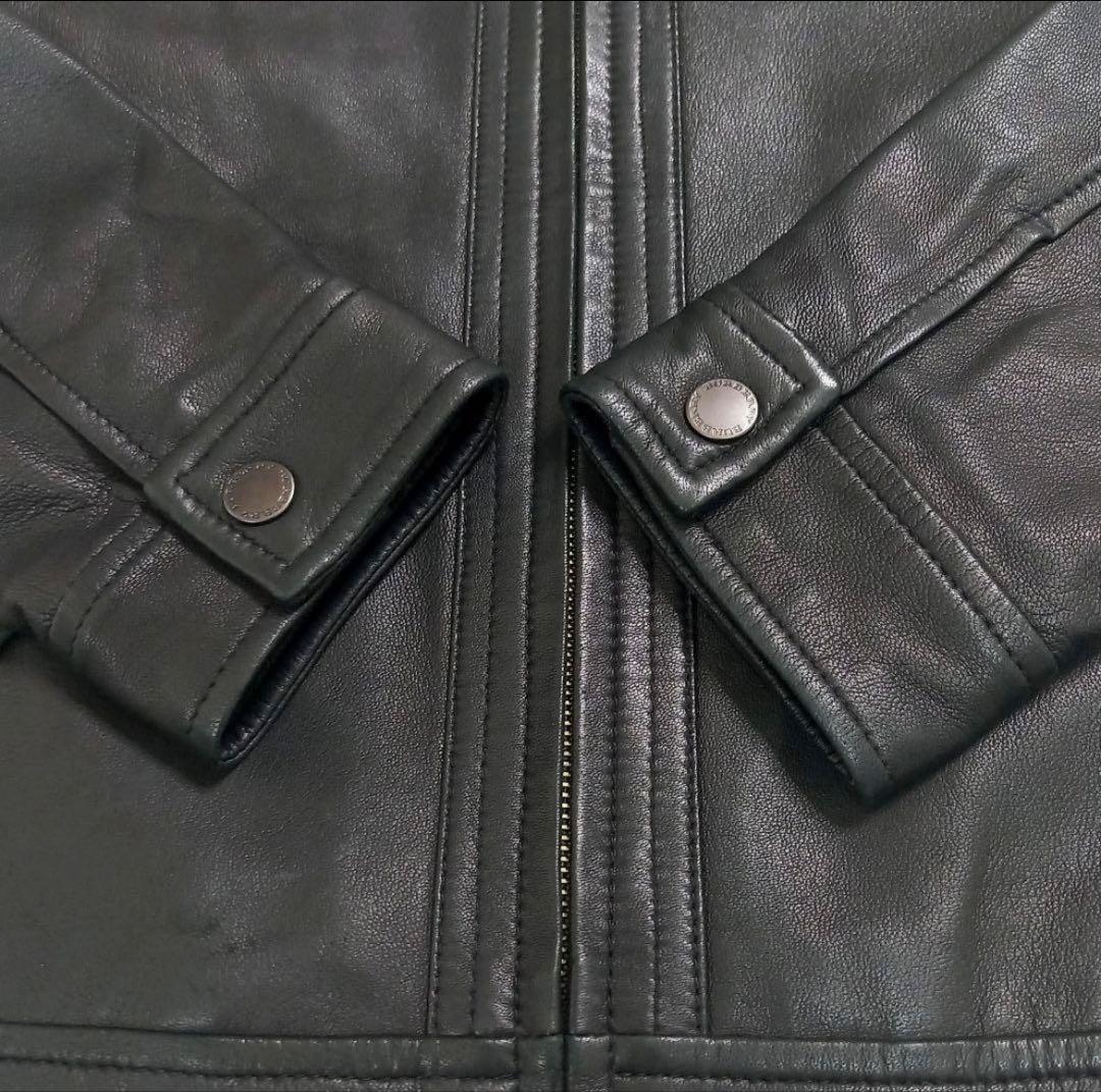 【極美品】BURBERRY LONDON ラムレザー レザージャケット Sサイズ