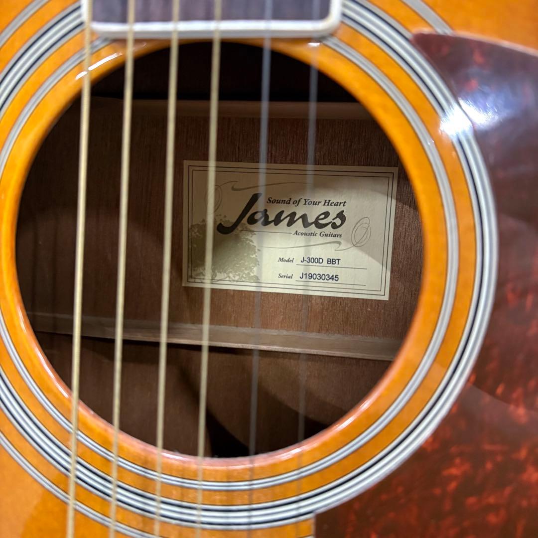 James ジェームス アコースティックギター J-300D BBT