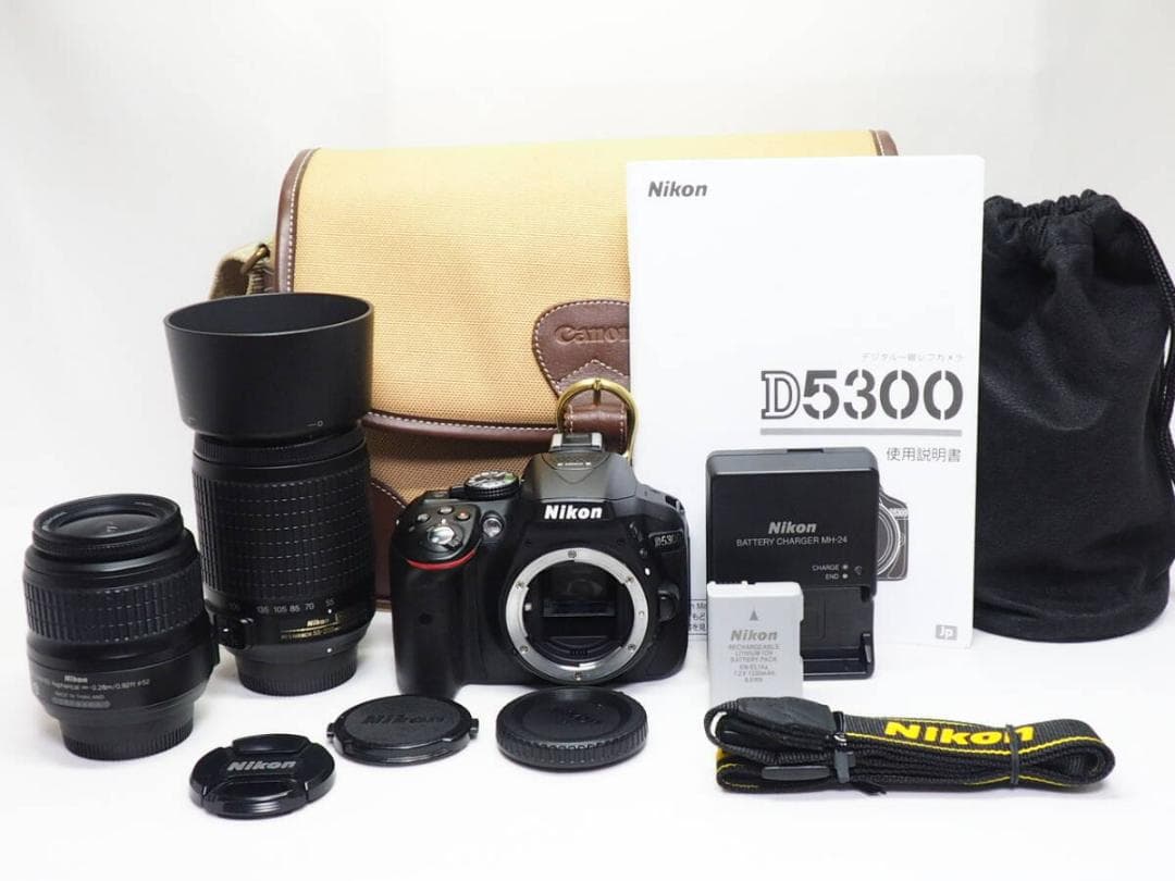 ■美品■ Nikon D5300 ダブルレンズセット 《 S数8364回