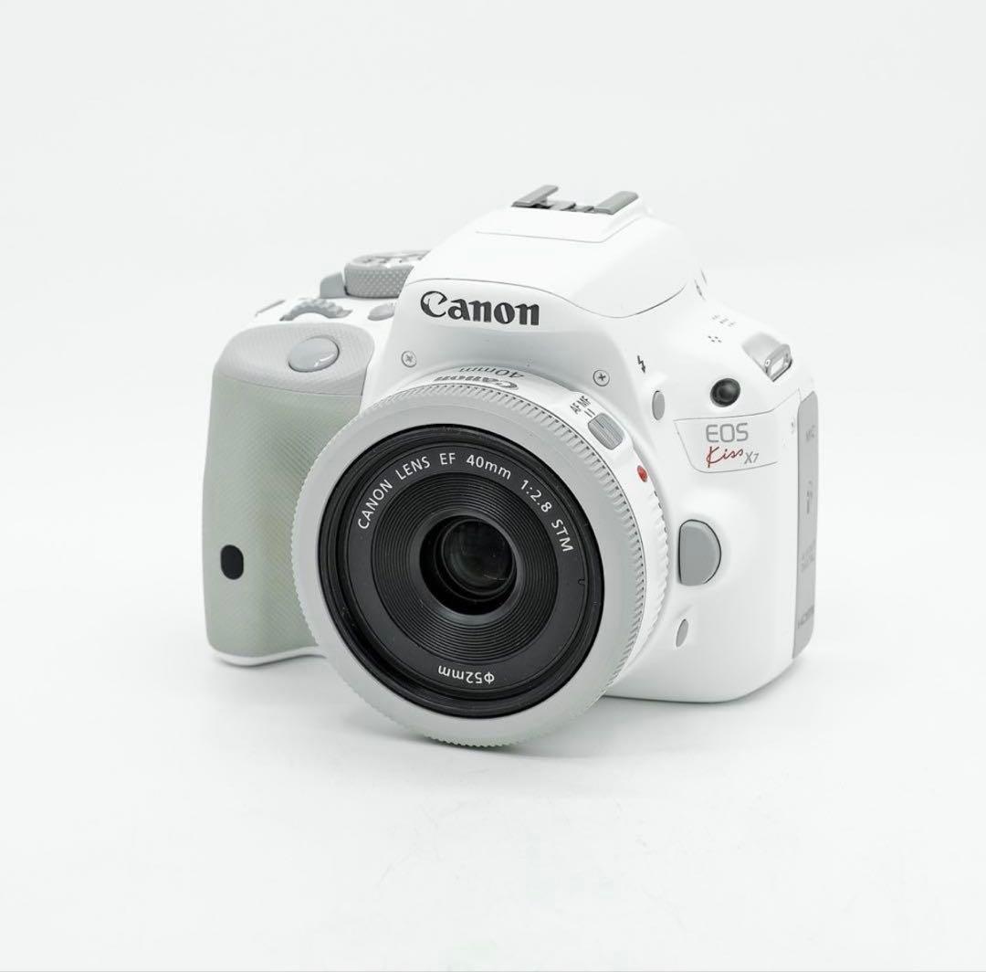Canon EOS Kiss X7 ホワイト レンズ付き