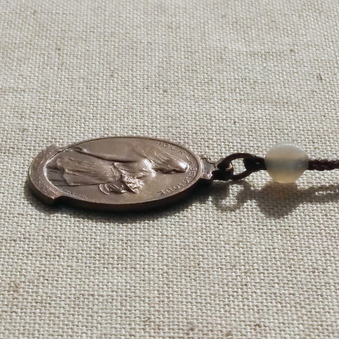 アンティーク メダイ チャリティー 少女