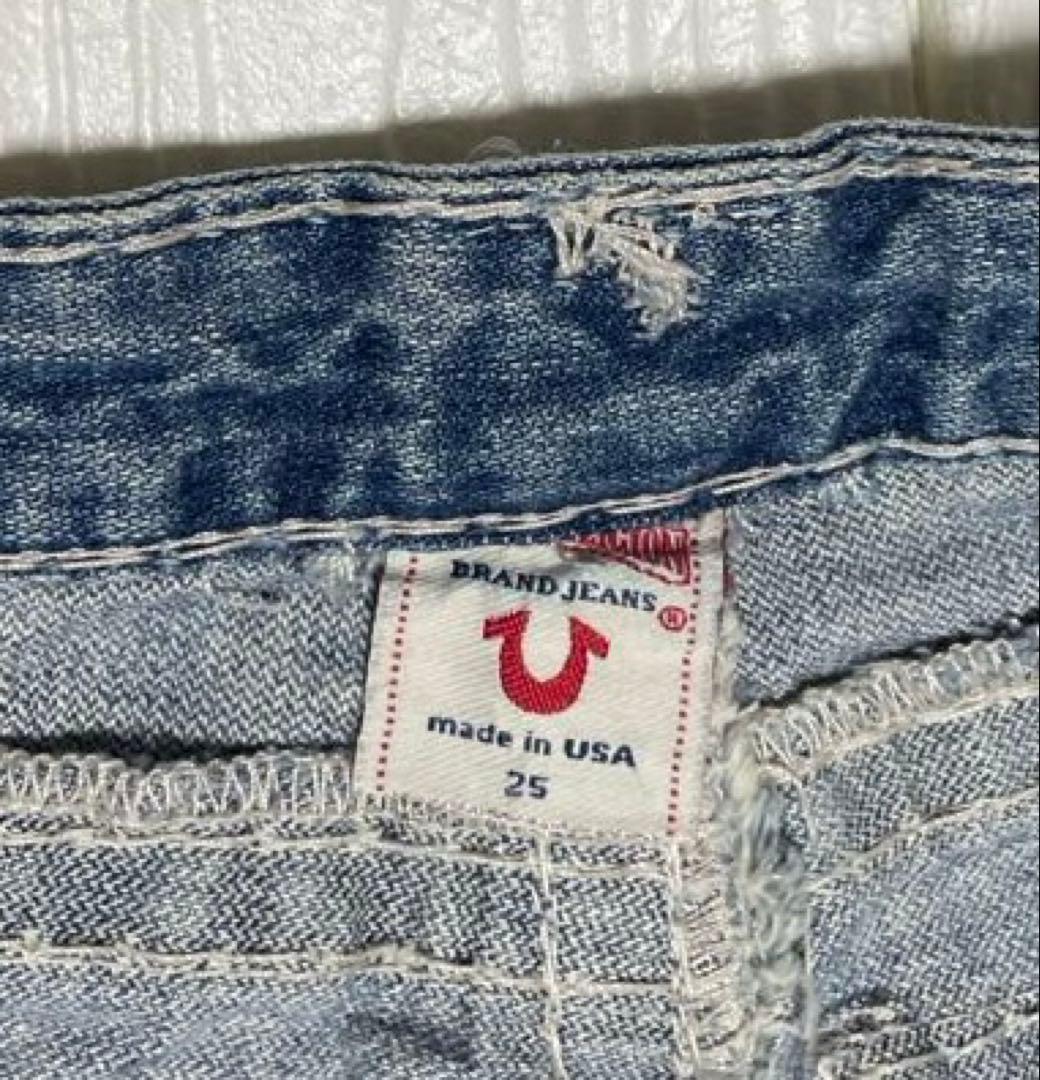 トゥルーレリジョン JOEY SUPER T USA製 ブーツカットデニム 25