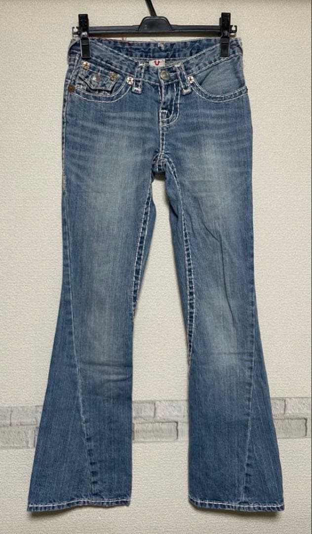 トゥルーレリジョン JOEY SUPER T USA製 ブーツカットデニム 25