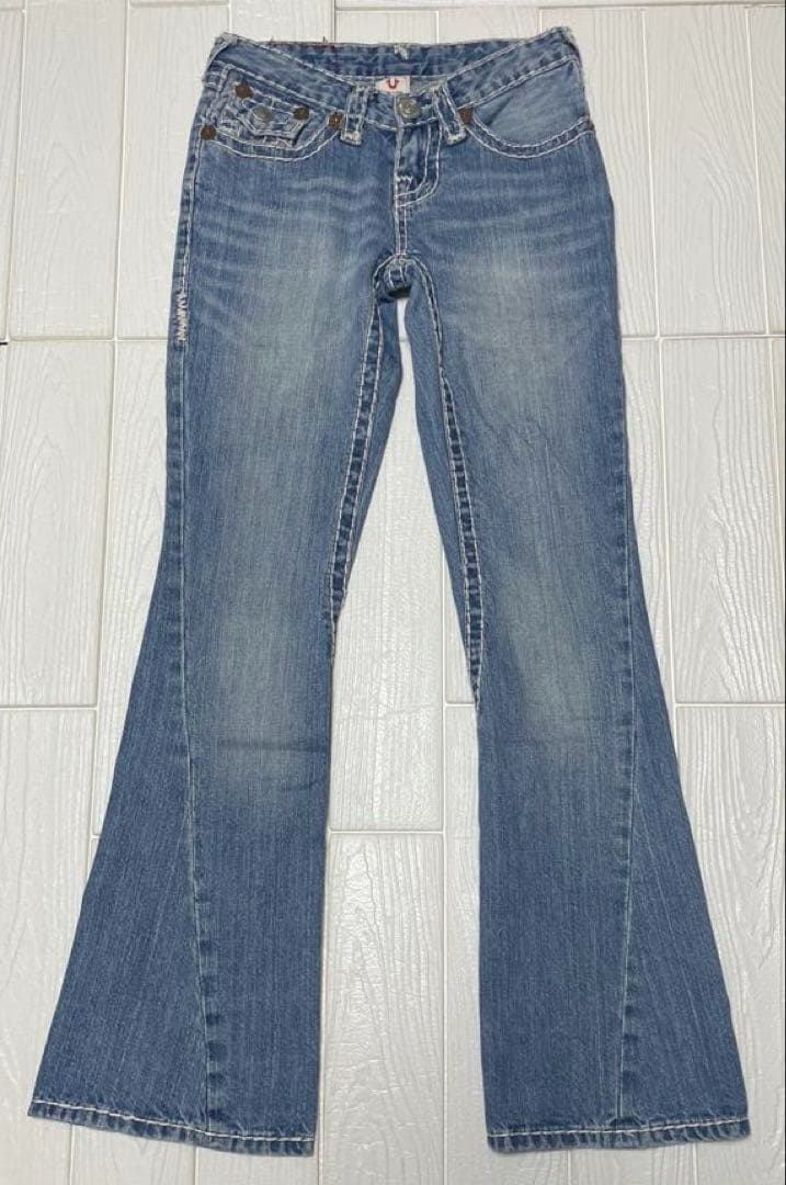 トゥルーレリジョン JOEY SUPER T USA製 ブーツカットデニム 25