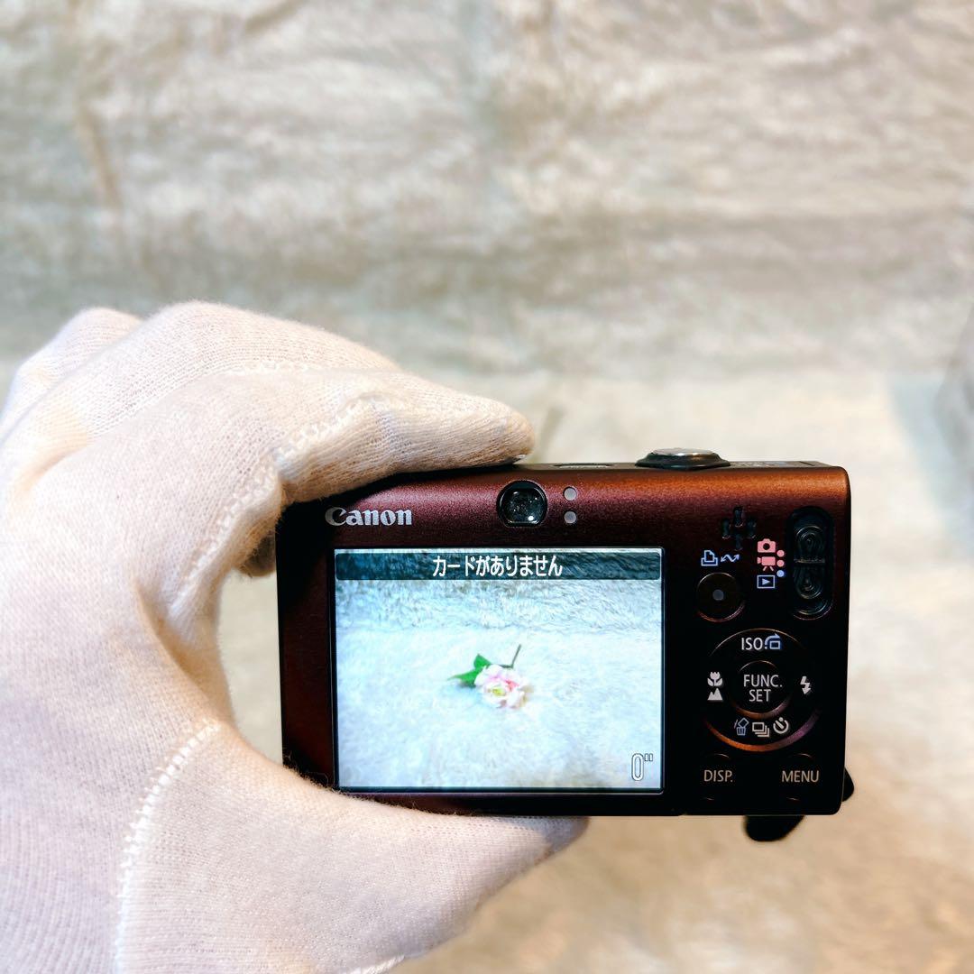 極美品 動作確認済 Canon IXY 20IS ブラウン デジカメ バッテリー