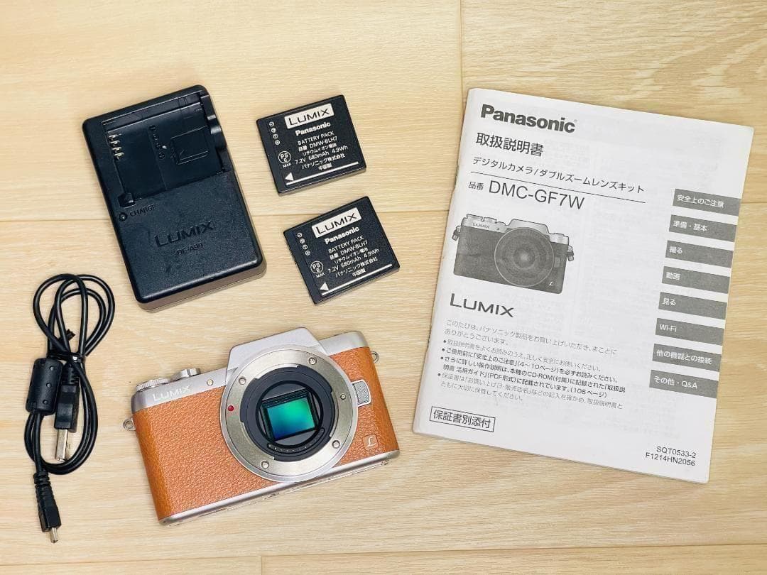 【ショット数7,550回】 美品 Panasonic LUMIX DMC-GF7