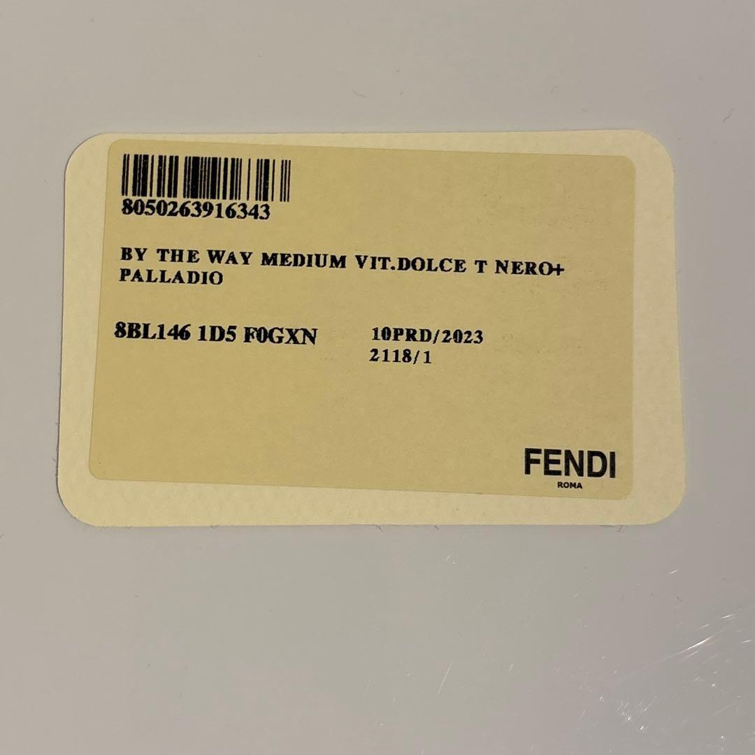 【美品】FENDI バイザウェイ　ミディアム　ブラック　写真追加