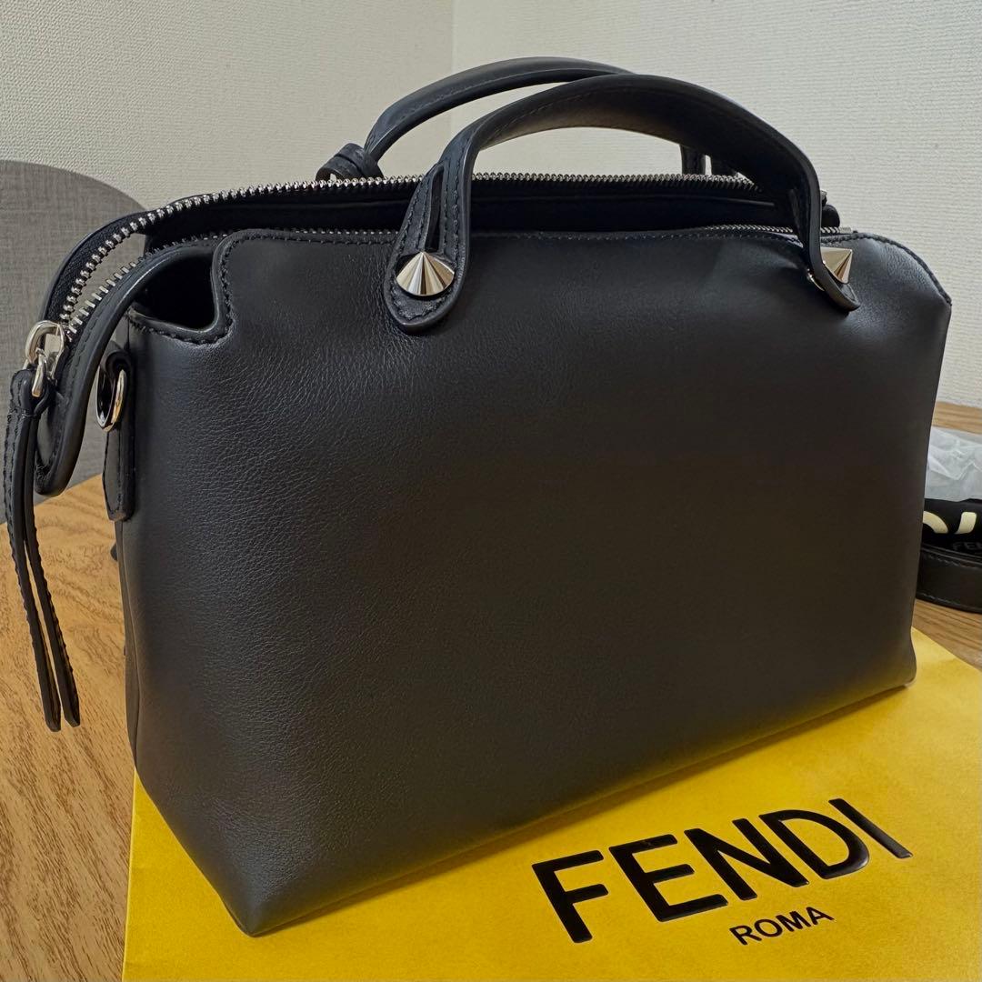 【美品】FENDI バイザウェイ　ミディアム　ブラック　写真追加