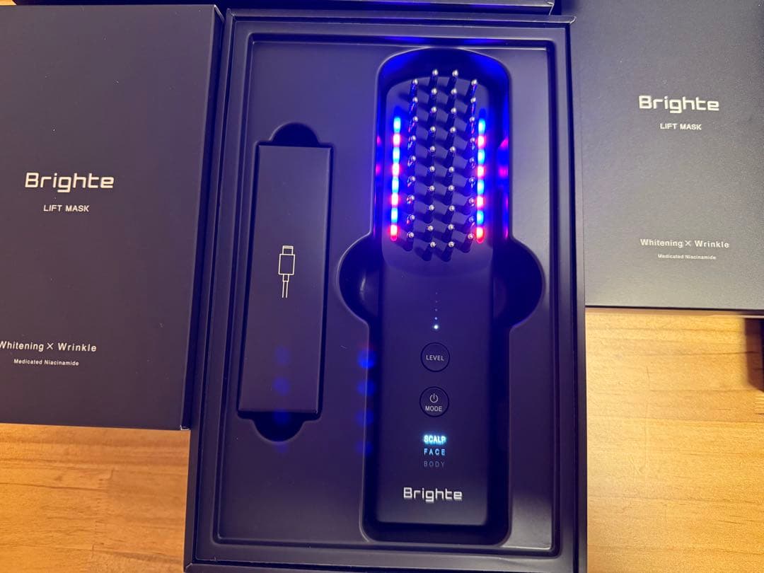 Brighte ELEKI BRUSH+＋ELEKI COMB エレキブラシ