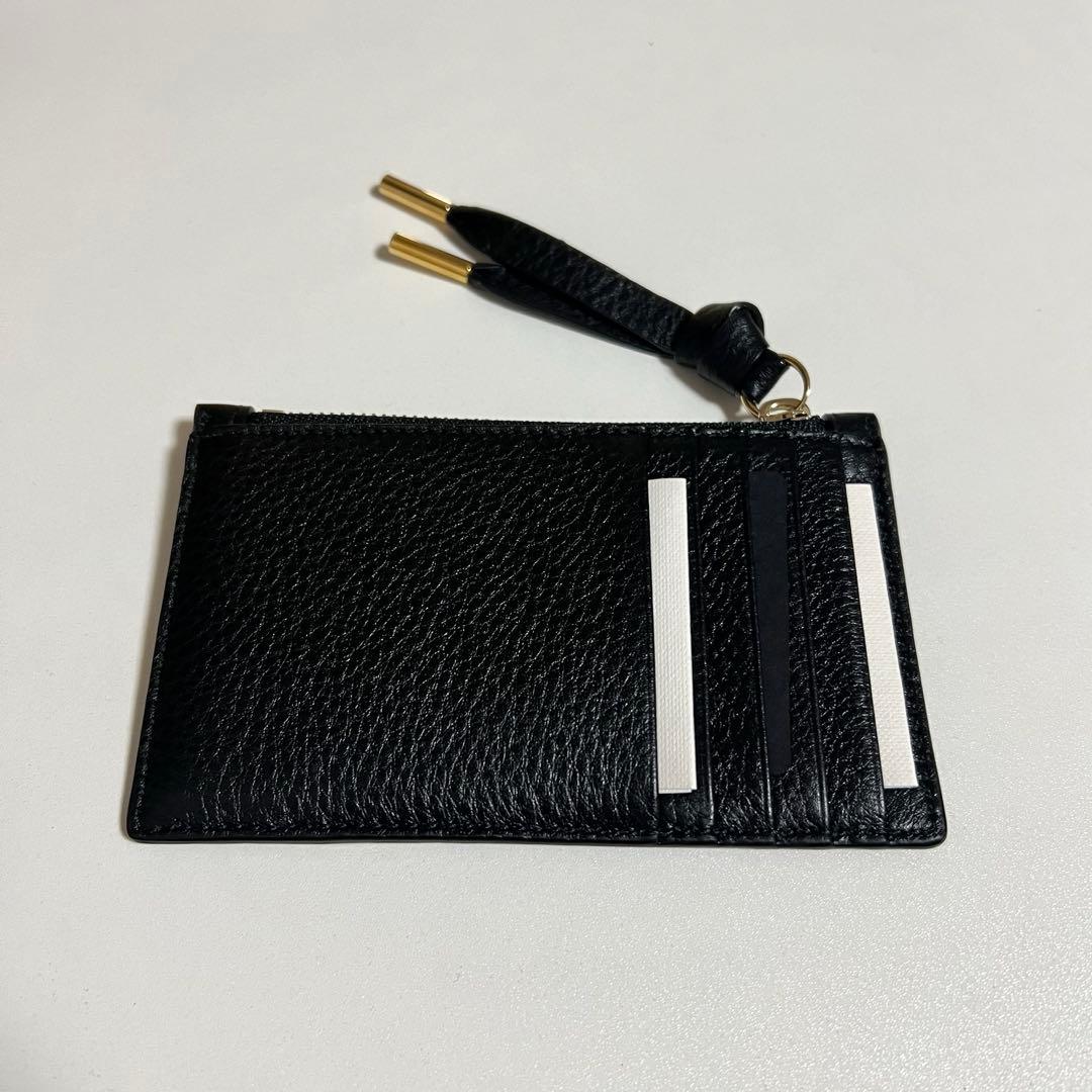 極美品　BALLY バリー　クレジットカードケース MANDHY BLACK