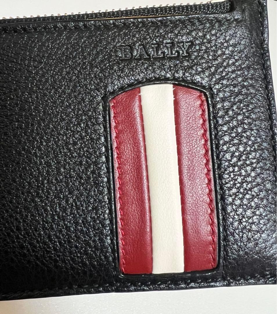 極美品　BALLY バリー　クレジットカードケース MANDHY BLACK
