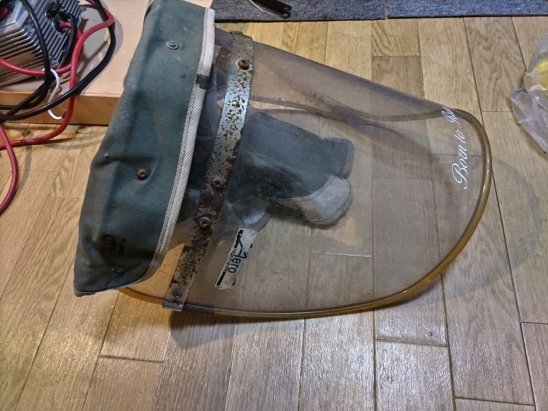 オートバイ 風防 クリア 当時