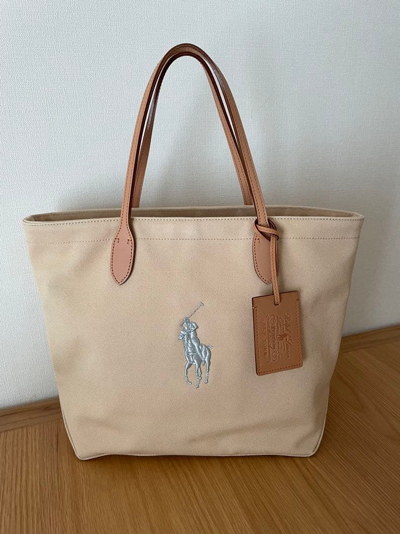 R*E様 Ralph Lauren ベージュ トートバッグ★最終値引き★