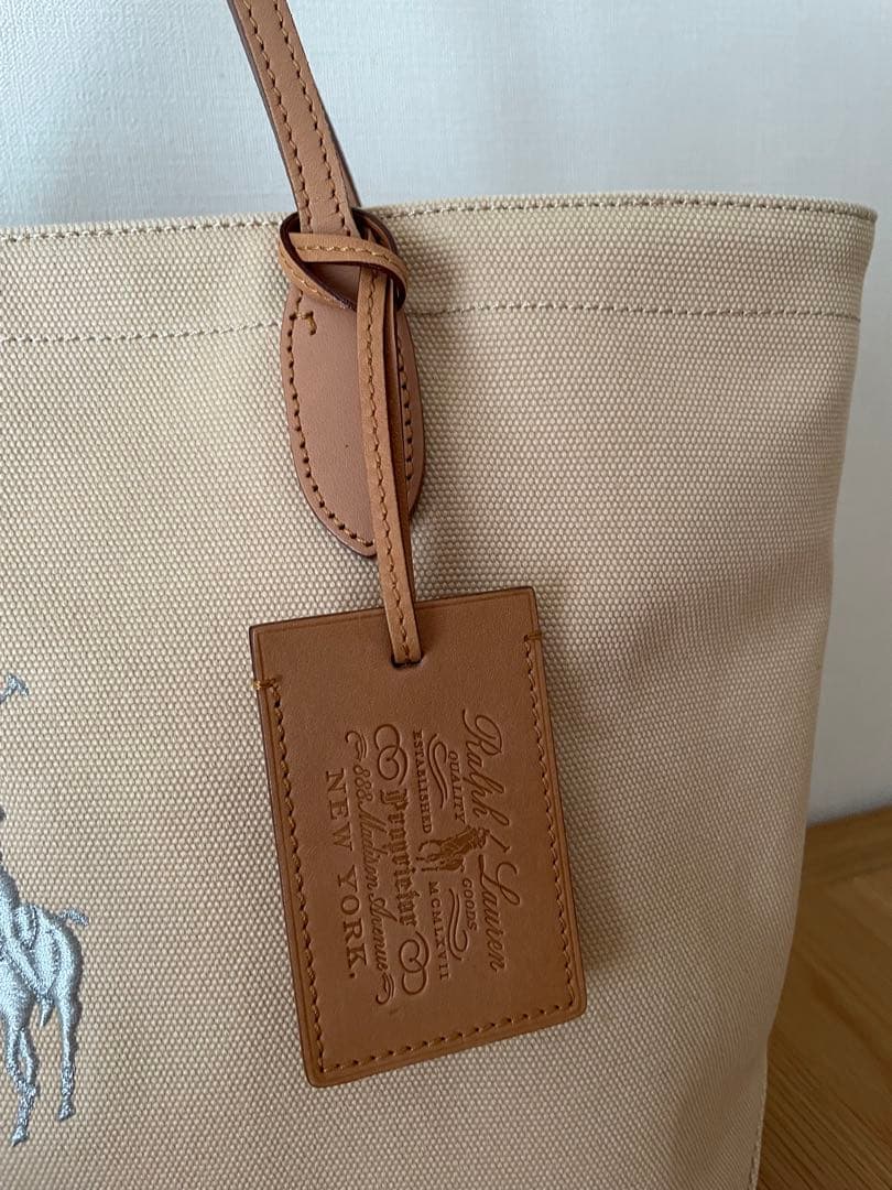 R*E様 Ralph Lauren ベージュ トートバッグ★最終値引き★