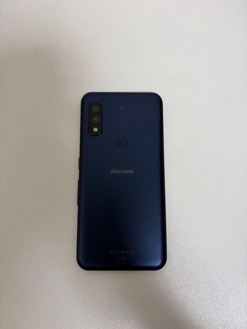 arrows F-51B docomo スマートフォン ネイビー 本体