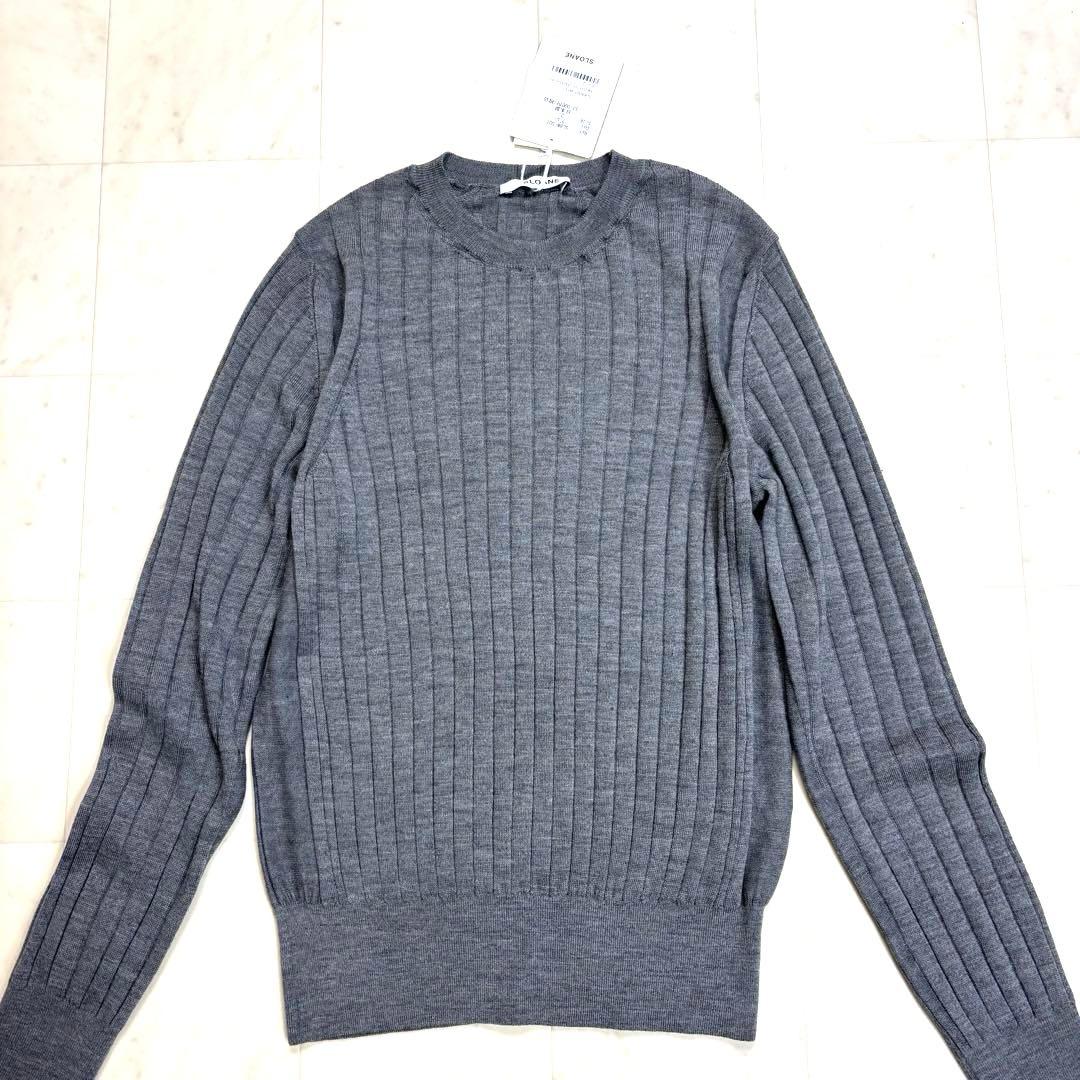 risingsun です★新品★18Gワイドリブ メリノウール×シルク