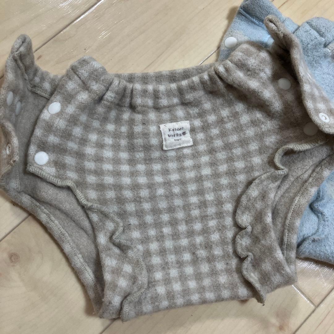 【コトリワークス】ウールおむつカバー2枚セット (サイズLL)