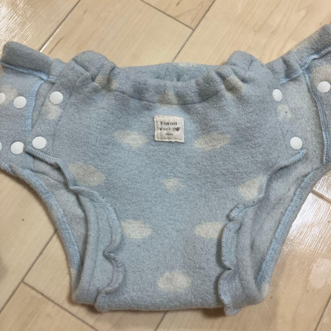 【コトリワークス】ウールおむつカバー2枚セット (サイズLL)