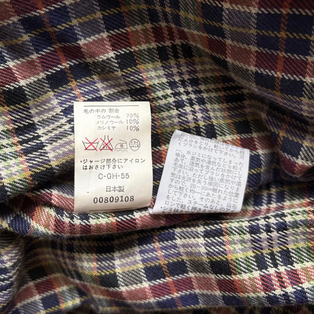 【90s vintage】カミシヤ　スイングトップ　裏地チェック　短丈　日本製