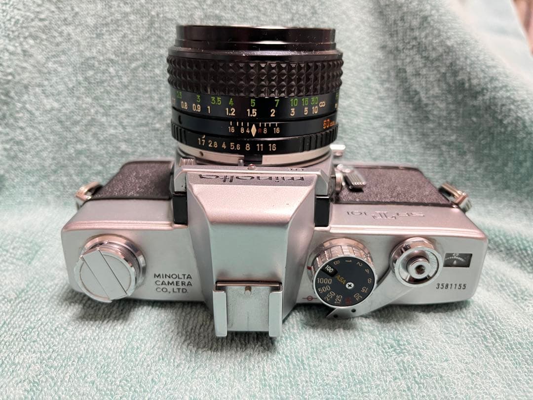 MINOLTA　ミノルタ SRT101 純正 F1.7/50mmレンズ　撮影可能