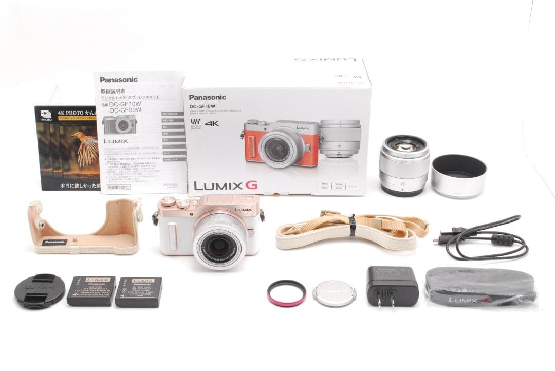 【極美】Panasonic Lumix DC-GF10W ダブルレンズキット ！