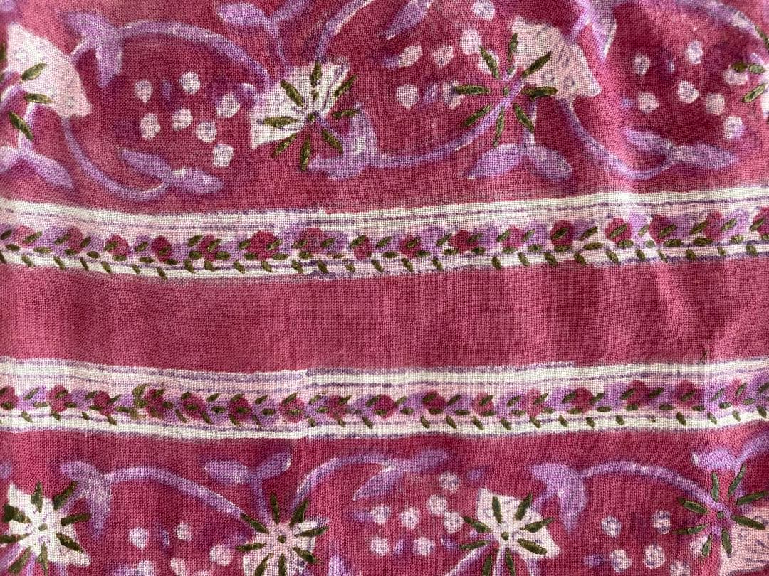 1月21日限定値下げ　ヴィンテージ 70s インド綿ワンピース 70年代