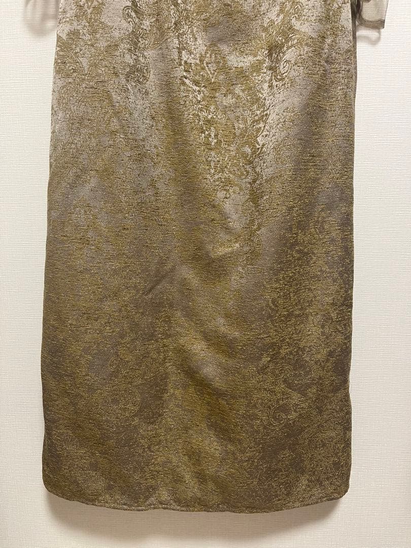 専用shoulder ribbon jacquard dress