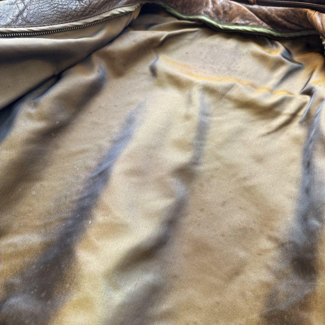 90s Type A-2 羊革 ライナー フライトジャケット ボンバージャケット