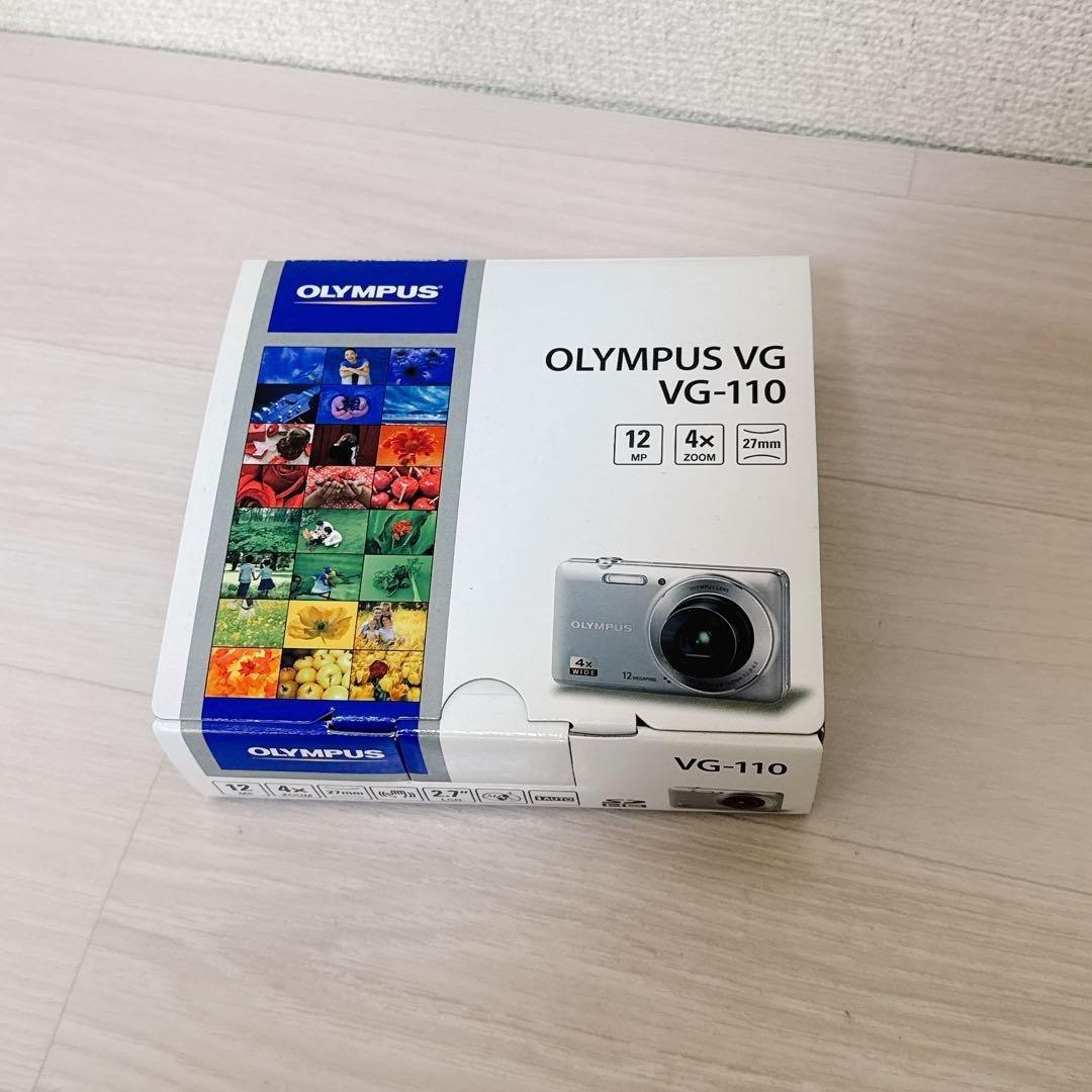2449【美品】OLYMPUS VG-110 デジタルカメラ シルバー